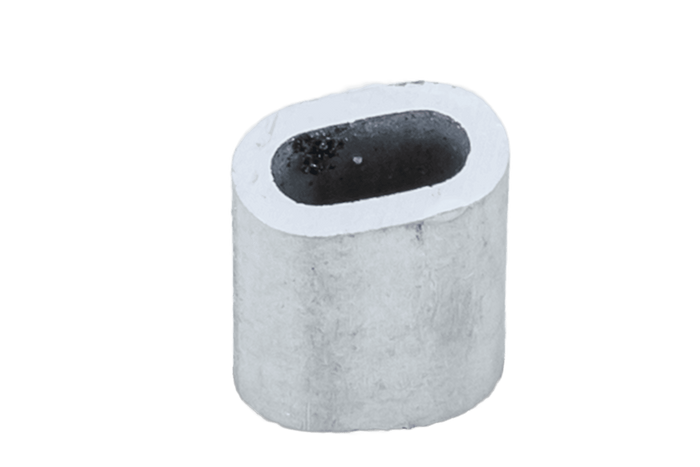 Seilpressklemme für DROMET ZLA.3-Seile, Hülse für 3-mm-Seile