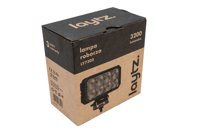 LED-Arbeitsscheinwerferreflektor LAYTZ LY7302 32xLED 3200lm rechteckig