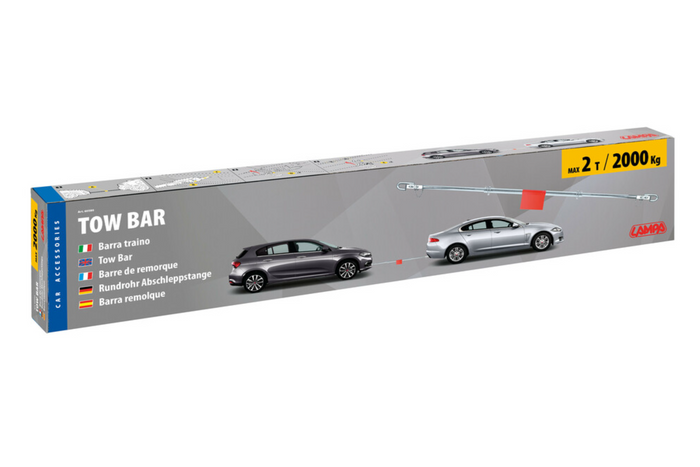 LAMPA Anhängerkupplung, starre Anhängerkupplung, 2000 kg