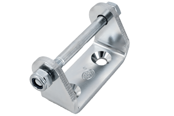 STEELPRESS UH-01 Einbauscharnierhalter für Anhängerseitenmontage