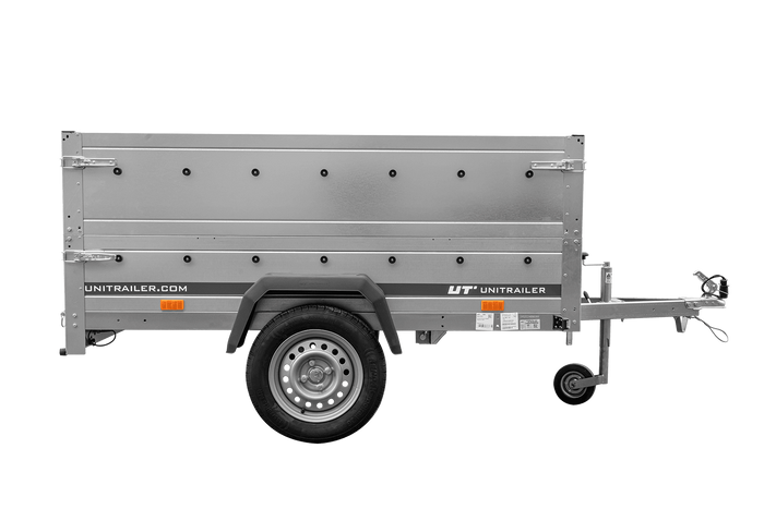 PKW-Anhänger 200x125 UNITRAILER GARDEN 201 KIPP mit Bordwandaufsatz