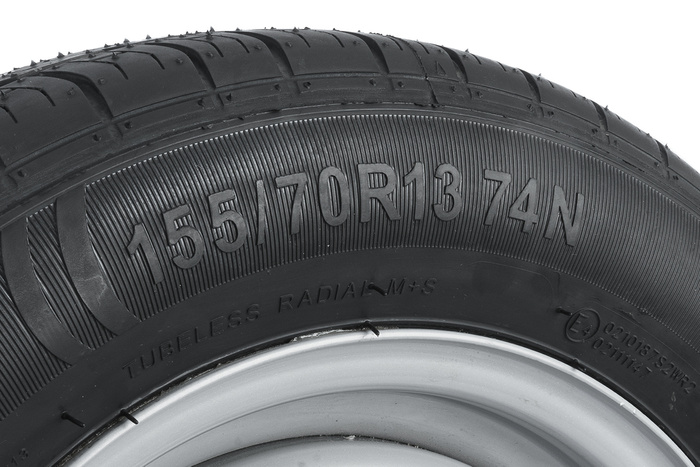 Anhängerrad REIFEN KENDA 155/70 R13 74N KENDA RIM 4Jx13"H2 4x130 ET:20