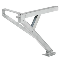 ProPlus 361510V01 ausziehbare Eckstütze, links vorne/rechts hinten, für Anhänger, 600 kg, 460 mm