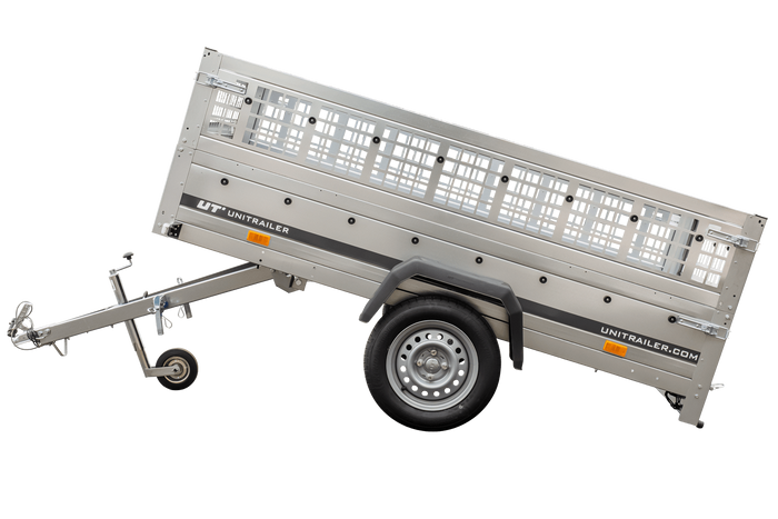 PKW-Anhänger 230x125 UNITRAILER GARDEN 230 KIPP mit Gitterwänden