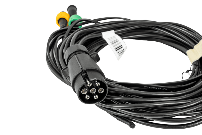 Lichtset: FRISTOM LED-Rückleuchten + HORPOL LED-Seitenmarkierungsleuchten + MANTES 7m 7-PIN-Kabelbaum