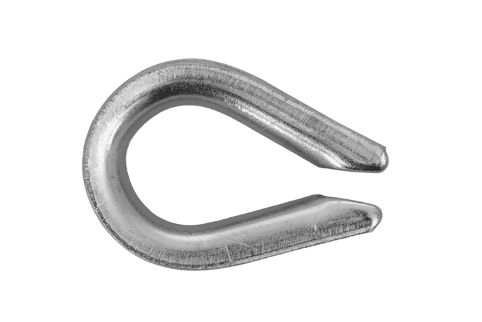 DROMET KU.6 Seilkausche, Stahlkordel, 6mm