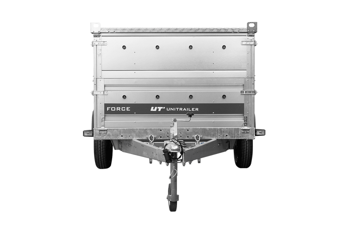 Einachsanhänger 264x125 UNITRAILER FORCE 264 KIPP mit BIS-Seitenwänden und Aluminiumabdeckung
