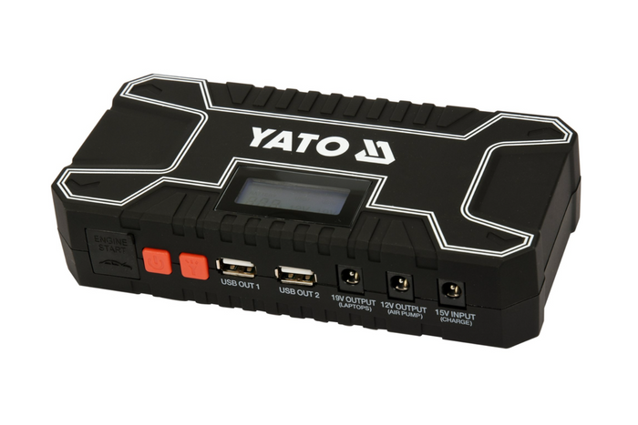 YATO YT-83082 Powerbank 12000mAh mit LCD-Display