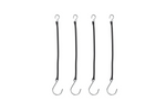 Satz mit vier Sicherheitsseilen mit Haken ProPlus 342130S, Länge 285 mm