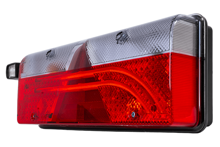 ASPÖCK EUROPOINT III LED-Bajonett-Rücklicht 7PIN ASS2 mit Hupe, 7 Funktionen links