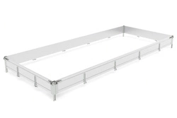 OUTLET BIS Aluminium-H-300-Seitenwände für CARPLATFORM 5121 und UNIPLAT 500/3 Anhänger