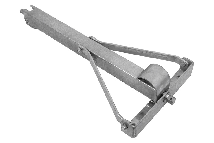 KNOTT 6X1197.007 ausziehbarer Eckstabilisator für Anhänger 1100 kg 498 mm