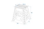 ProPlus 770826 Anhängerhocker, klappbarer Plattformhocker, 120 kg