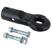 KNOTT KK7488S Augenkupplung für einen 3500 kg Anhänger mit 50 mm Rohrzugdeichsel, neue Ausführung