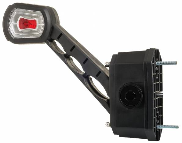 HORPOL LDCC 2713 LED-Markierungsleuchte links auf einem Gummiarm, mit Rückfahrsensor