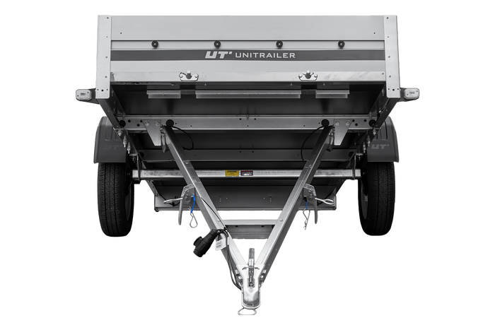 Anhänger mit Aluminiumseitenwänden 264x125 Unitrailer Garden 264 KIPP ALU