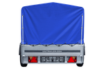 PKW-Anhänger 230x125 UNITRAILER GARDEN 230 KIPP mit blauer Hochplane 80 cm