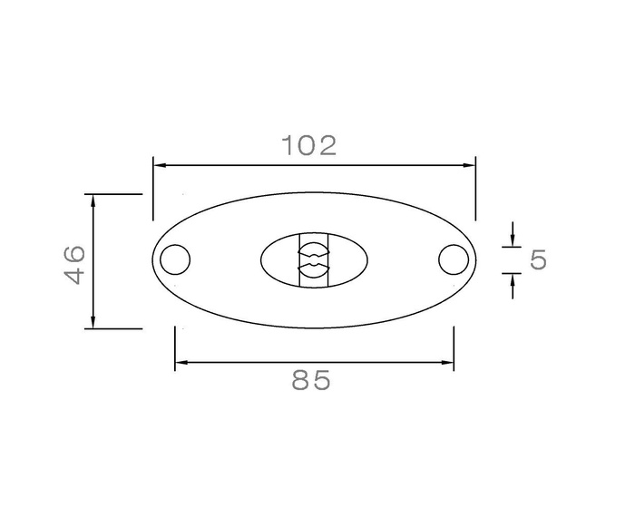 ASPÖCK FLATPOINT II LED Begrenzungsleuchte, orange, universal