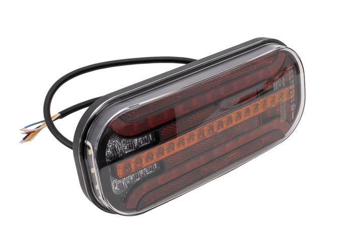 FRISTOM FT-230 LED-Rückleuchte, 6 Funktionen, universal