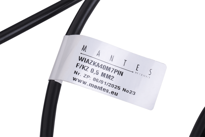 MANTES Elektroinstallation Anhängerkabelbaum 4m 7PIN Stecker 6.3 Anschlüsse