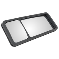 PLASTEX LP0390P Seitenspiegel für Landmaschinen 390x157mm