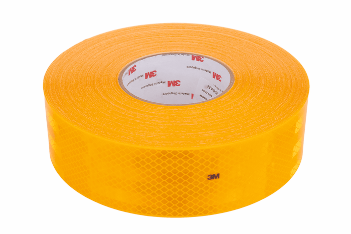 3M gelbes, selbstklebendes, reflektierendes Konturband – 1 Meter