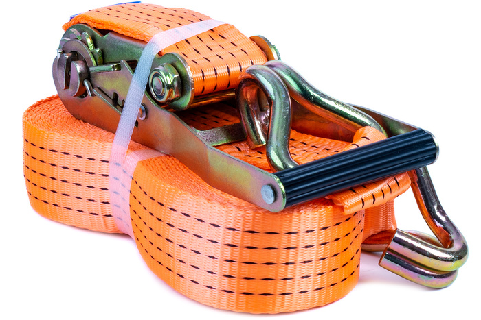 UNITRAILER 4 m/50 mm/5 t oranges Transportband mit Spanner