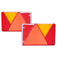 ASPÖCK MULTIPOINT IV Rückleuchtenabdeckungen links+rechts