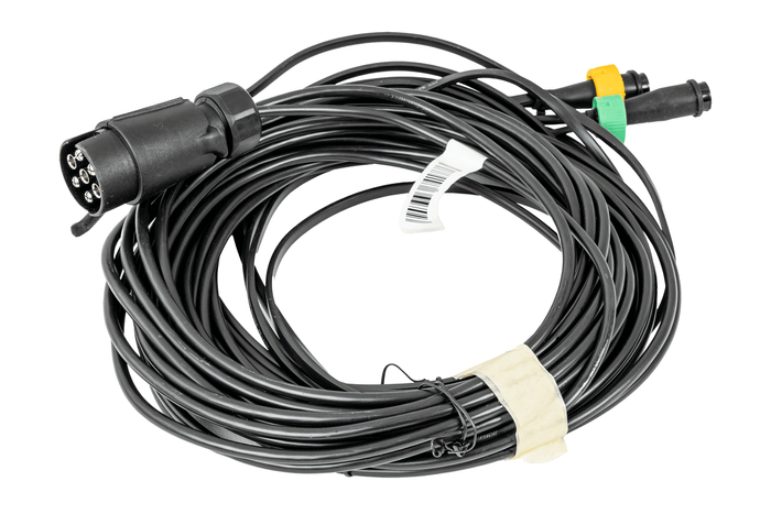 MANTES Elektroinstallation Anhängerkabelbaum 7m 7 Polig Stecker Bajonett 2x 5 Polig
