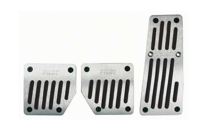 LAMPA TOURING BLACK PILOT Aluminium-Pedalabdeckungen mit rutschfestem Gummi