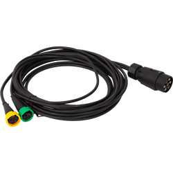 ASPÖCK 58-1022-087 Elektrischer Installations-Anhängerkabelbaum 4,5 m 7-poliger Stecker Bajonett 2x5-polig