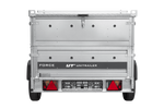 Autotransportanhänger 230x125 UNITRAILER FORCE 230 KIPP mit BIS-Seitenwänden und Aluminiumabdeckung