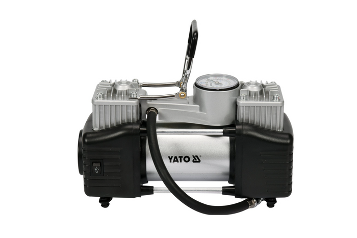YATO YT-73462 Luftkompressor mit 250-W-LED-Lampe