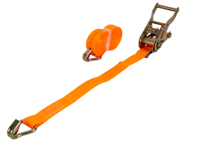UNITRAILER 5 m/25 mm/1 t oranges Transportband mit Spanner