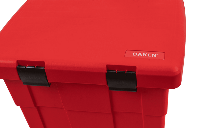 DAKEN 86014 PITBOX Schüttgutbehälter, z. B. für Sand oder Streusalz, 655 x 570 x 520 mm, 108,5 l