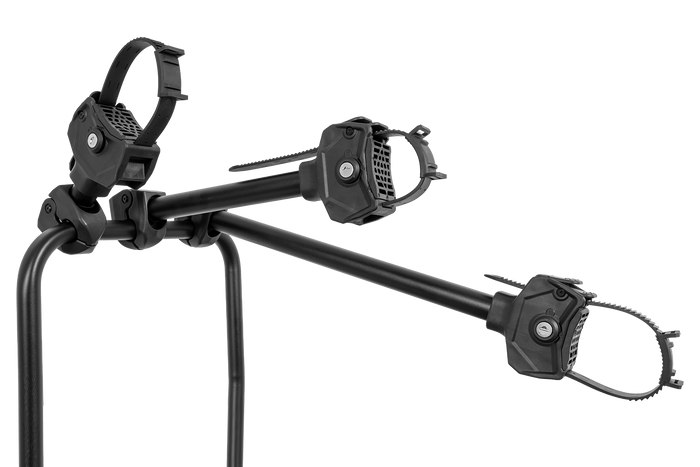 Inter Pack Velox 3 LED - faltbarer Anhängerkupplungs-Fahrradträger für 3 Fahrräder mit LED-Beleuchtung (schwarz)