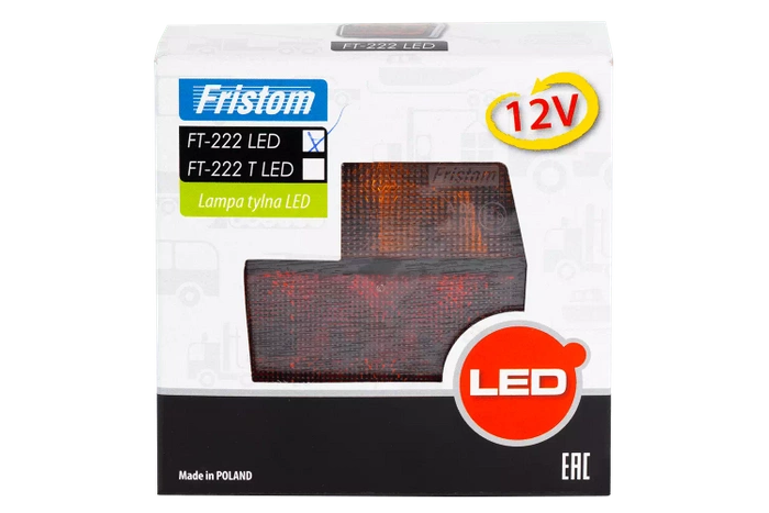 Rücklicht FRISTOM FT-222 LED 4 Funktionen universal