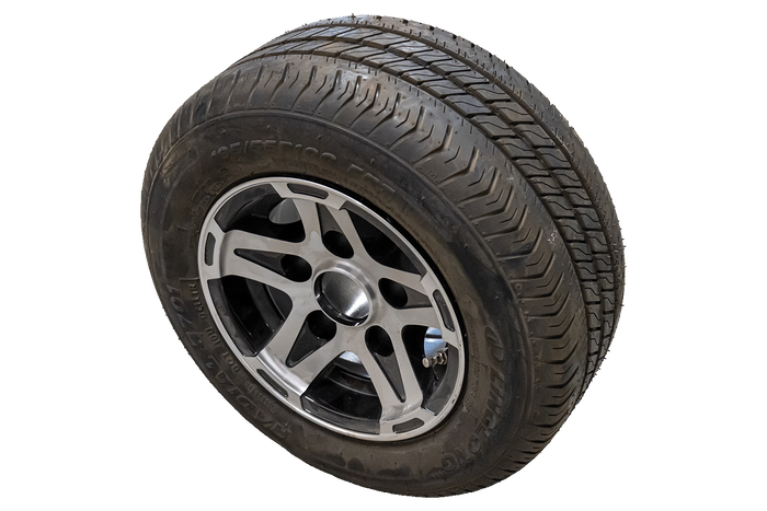 OUTLET Verstärkte Felge für Anhänger LINGLONG REIFEN 195/55 R10C 98/96N ALU-FELGE UNITRAILER 6Jx10" 5x112 ET:-4
