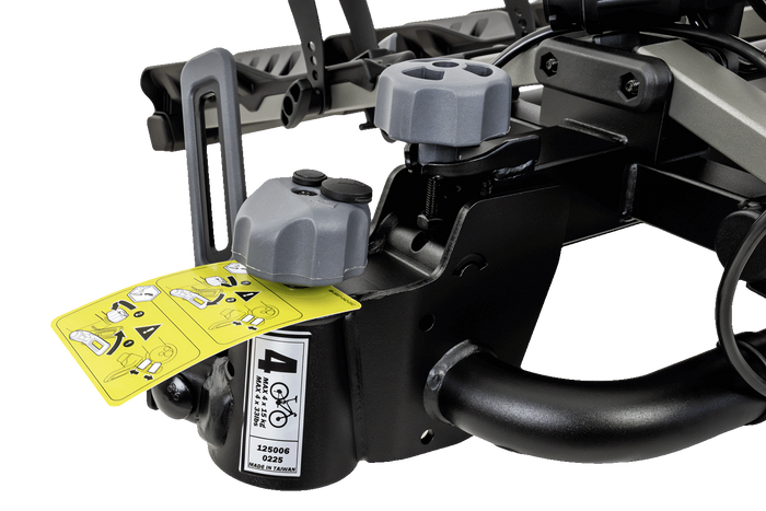 Inter Pack New Spider 4 - Anhängerkupplungs-Fahrradträger für 4 Fahrräder