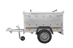 Einachsanhänger 150 x 106 UNITRAILER GARDEN 150 KIPP mit BIS-Bordwänden und Aluminium-Deckel