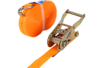 UNITRAILER 12 m/25 mm/1 t orangefarbener Zurrgurt mit Spanner
