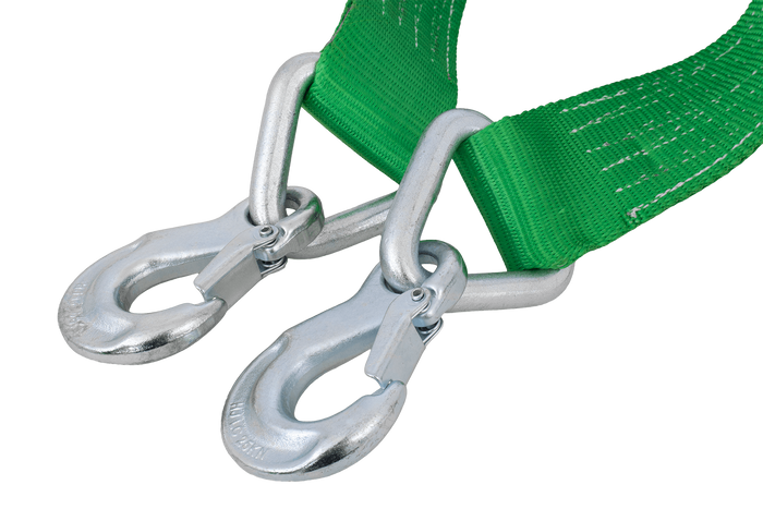 Abschleppseil mit Haken HILLS Abschleppgurt 5m/60mm/6t grün