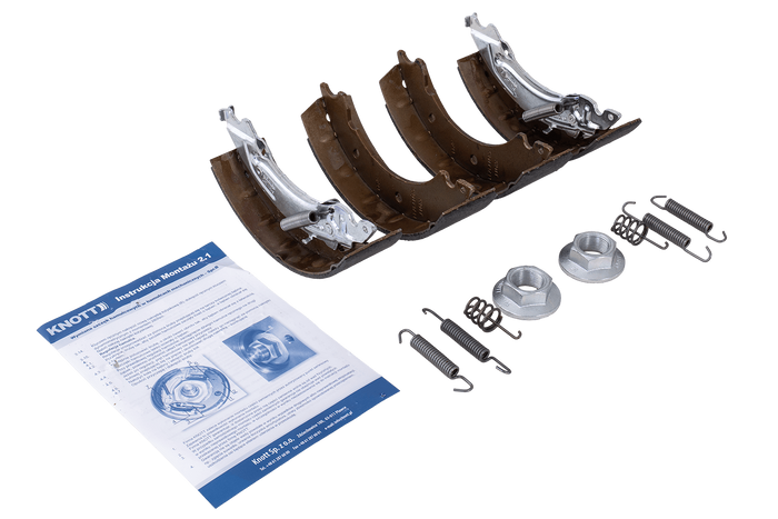 Bremsbacken für gebremste Achsen KNOTT 200x50 Backmat SET