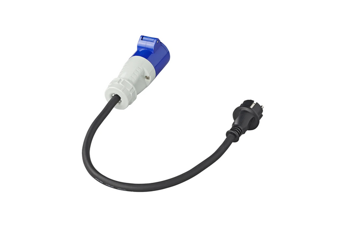 Adapter mit Schuko-Stecker und CEE-Buchse 16A 230V ProPlus 373526 Kabel 40cm