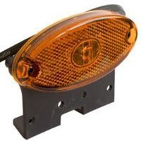 ASPÖCK FLATPOINT II LED Begrenzungsleuchte, orange, universal, mit Halter