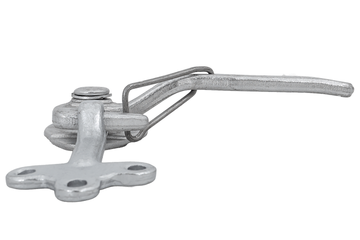 Linke Anhängerkupplung mit WINTERHOFF WV 10-L + WVG 10-A Verschluss, kompletter Anhängerseitenverschluss