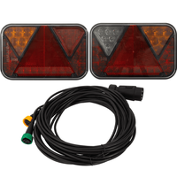 FRISTOM FT-270 LED-Rückleuchten + MANTES 7m 7-PIN-Kabelbaum