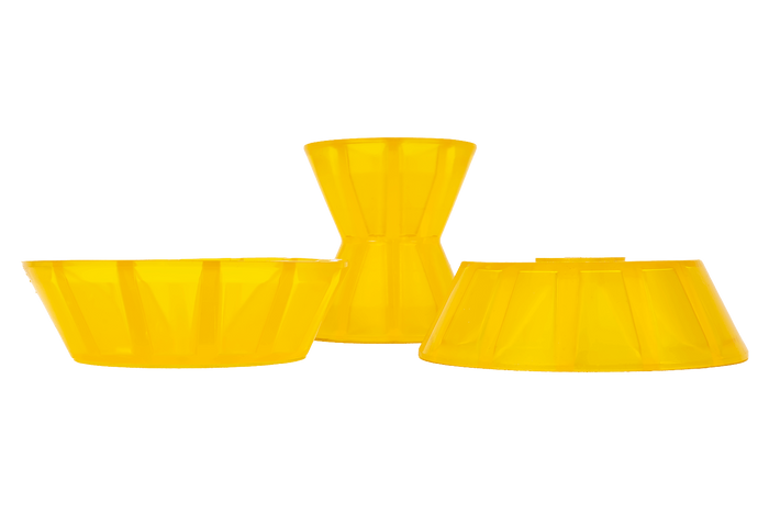 KNOTT Kielrolle-Set: Kielrolle mit Endkappen aus Polyvinyl für Anhänger