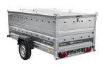 Einachsanhänger 264x125 UNITRAILER FORCE 264 KIPP mit BIS-Seitenwänden und Aluminiumabdeckung