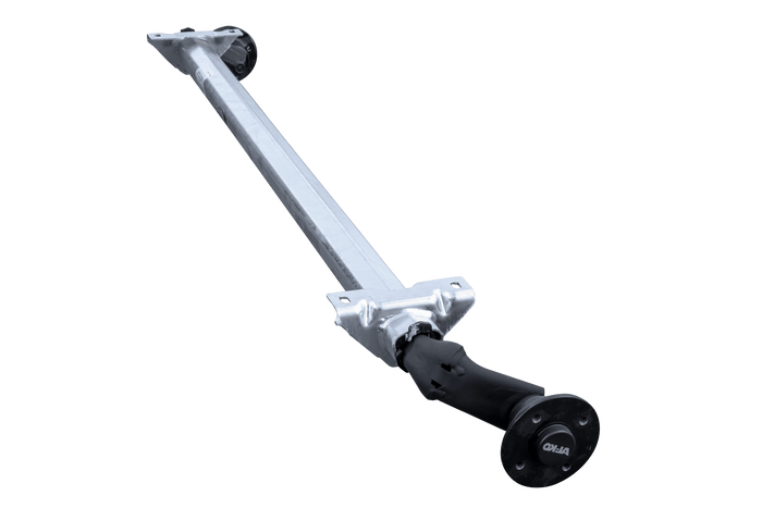 AL-KO OPTIMA ungebremste Achse für Anhänger 750kg 1260mm 1720mm 4x100